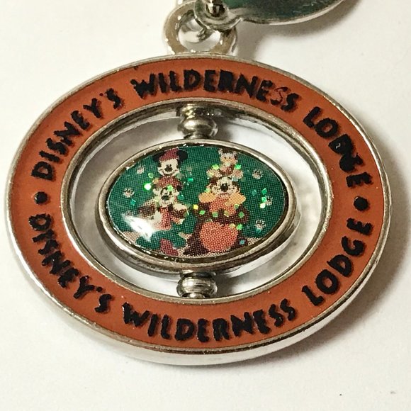 Disney Wilderness Lodge Resort Hotel Charm Zipper Pull Vintage Mickey Humphrey - Picture 2 of 11